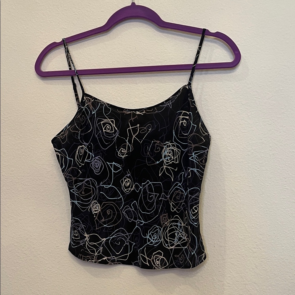 100% Silk Floral Dainty Top I.E🌻 XS